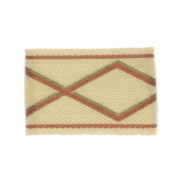 Stout Trim Ollie 1 Seamist Trim 100%Svi Belgium </p><p>Repeat: H: 0.25, V: 0 1.75 in - My Fabric Connection -