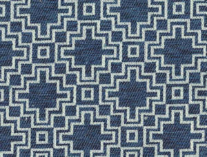 Norbar Fabric Tribute Navy 031 PANAMA 100% POLYESTER INDIA 3 1/4"V 3 1/2"H 54 - My Fabric Connection -