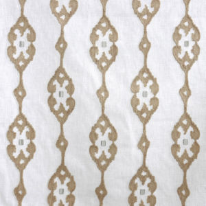 Norbar Fabric Vidalia Ivory Flax PRISM ELEMENTS 60% COTTON - 25% POLYESTER INDIA 7 3/4"V - 6 1/2"H 52 - My Fabric Connection -