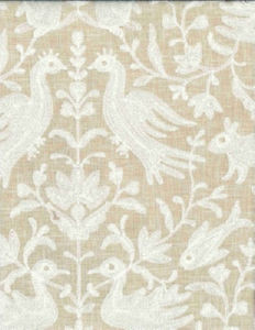 Norbar Fabric Whimsical Natural PRISM ELEMENTS 52% POLYESTER 48% COTTON INDIA 19"V 17 1/4"H 54 - My Fabric Connection -