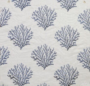 Norbar Fabric Cascara Navy Blue PRISM SEAVIEW 75% POLYESTER - 21% RAYON CHINA 13 1/2"V - 11 1/2"H 52 - My Fabric Connection -