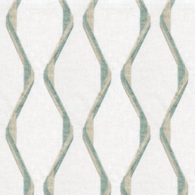 Norbar Fabric Clemens Ivory Spa PRISM SEAVIEW 55% COTTON - 21% RAYON INDIA 7 1/2"V 5"H 52 - My Fabric Connection - Norbar Fabric Clemens Ivory Spa PRISM SEAVIEW 55% COTTON - 21% RAYON INDIA 7 1/2"V 5"H 52 - My Fabric Connection -
