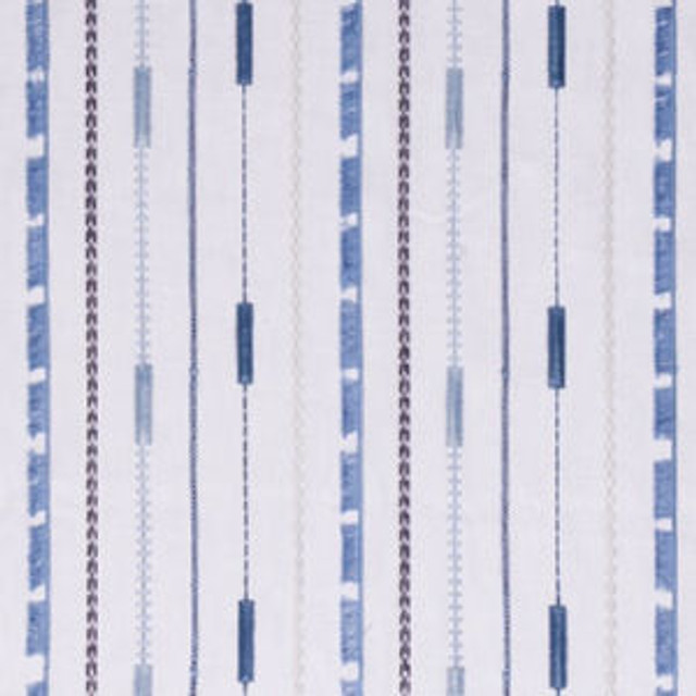 Norbar Fabric Orlando Cadet PRISM SEAVIEW 52% POLYESTER 48% COTTON INDIA 6 1/4"V - 6 1/2"H 52 - My Fabric Connection -