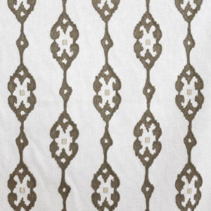 Norbar Fabric Vidalia Ivory Sage PRISM SEAVIEW 60% COTTON - 25% POLYESTER INDIA 7 3/4"V - 6 1/2"H 52 - My Fabric Connection -
