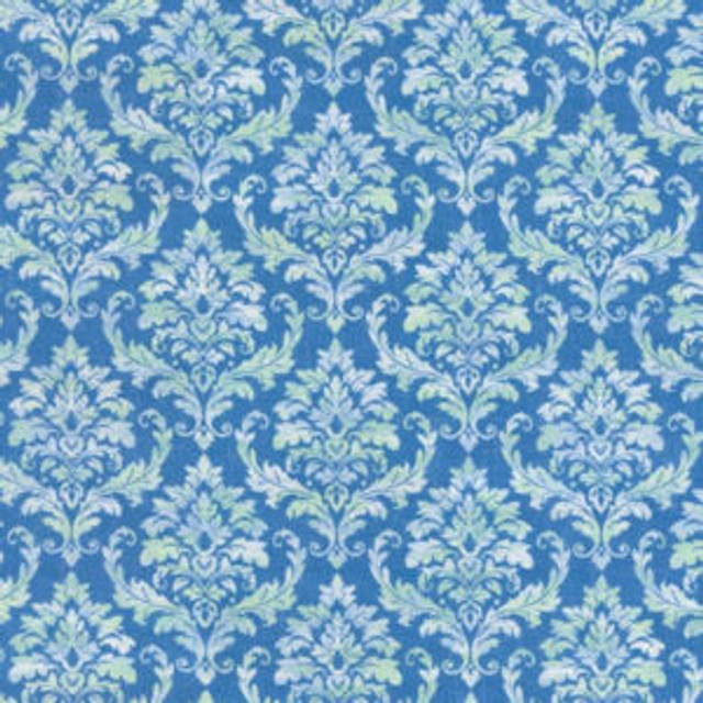 Norbar Fabric Grace Blue Kiwi ROMANCE 100% COTTON SPAIN 9"V 9"H 55 - My Fabric Connection - Norbar Fabric Grace Blue Kiwi ROMANCE 100% COTTON SPAIN 9"V 9"H 55 - My Fabric Connection -