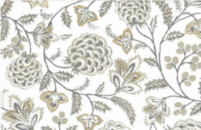 Norbar Fabric Malaysia Driftwood ROMANCE 100% COTTON SPAIN 17"V 18"H 55" - My Fabric Connection -