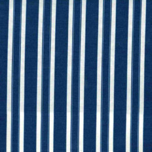 Norbar Fabric Striper Navy 1 ROMANCE 100% POLYESTER SPAIN 18 1/4"H 54" - My Fabric Connection -
