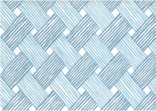 Norbar Fabric Wisdom Two Blues Lw ROMANCE 100% COTTON SPAIN 25 1/2" 18"H 55 - My Fabric Connection -