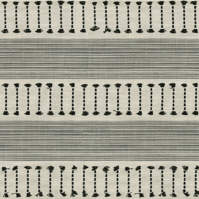 PK Lifestyles Fabric Fringe Stripe Emb Newsprint 472220 Cultural Exchange IX Base: 88% Polyester, 12% Cotton EMB: 84% Cotton, 16% Viscose India 50000 H: 6.125, V: 0.75 55 - My Fabric Connection - PK Lifestyles Fabric Fringe Stripe Emb Newsprint 472220 Cultural Exchange IX Base: 88% Polyester, 12% Cotton EMB: 84% Cotton, 16% Viscose India 50000 H: 6.125, V: 0.75 55 - My Fabric Connection -