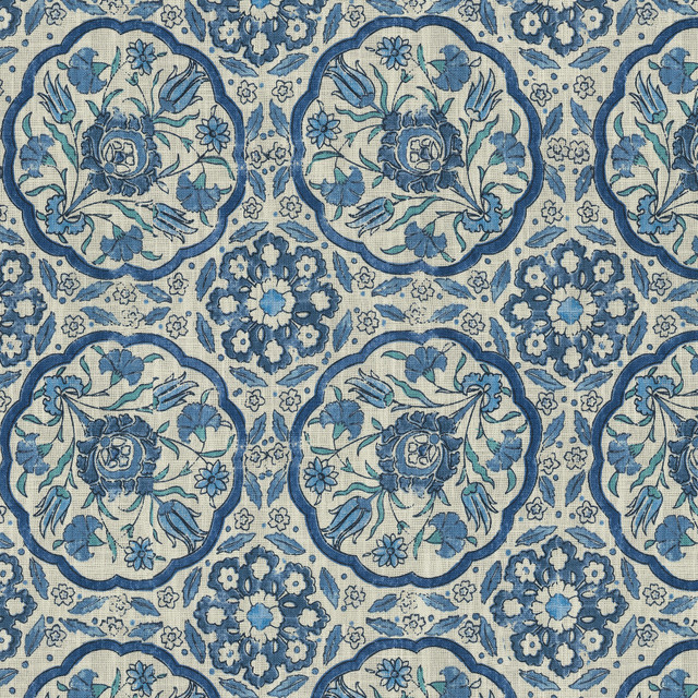 PK Lifestyles Fabric Worlds Away Porcelain 472672 Cultural Exchange IX 75% Cotton, 25% Linen Pakistan 15000 H: 27, V: 25.25 54 - My Fabric Connection - PK Lifestyles Fabric Worlds Away Porcelain 472672 Cultural Exchange IX 75% Cotton, 25% Linen Pakistan 15000 H: 27, V: 25.25 54 - My Fabric Connection -