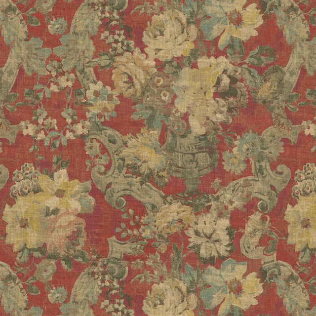 PK Lifestyles Fabric Roma Cerise 472641 History Retold VIII 75% Cotton, 25% Linen Pakistan 15000 H: 27, V: 25.25 54 - My Fabric Connection - PK Lifestyles Fabric Roma Cerise 472641 History Retold VIII 75% Cotton, 25% Linen Pakistan 15000 H: 27, V: 25.25 54 - My Fabric Connection -