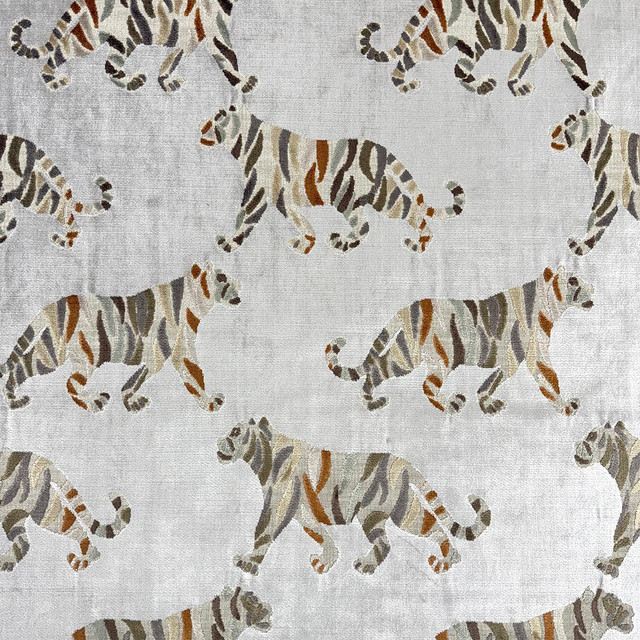 Magnolia Fabric Tigress Moondust - 44% Viscose, 29% Cotton, 27% Poly India 30000 Horizontal: 14 and Vertical: 25 54 - My Fabric Connection -