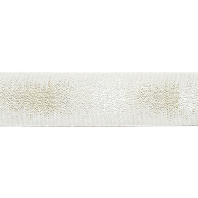 Magnolia Trim Derry Emb Tape Sand - 100% Polyester China Horizontal: and Vertical: 3 - My Fabric Connection -