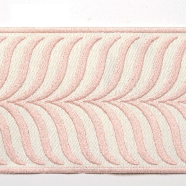 RM CoCo Trim BD109 BORDER 3.375" Blush Creative Threads 100% Polyester See Sample 0 Horizontal: 0.625 and Vertical: 0 3.375 - My Fabric Connection -