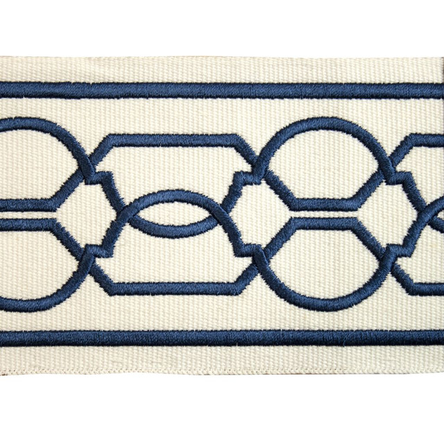 RM CoCo Trim BD118 Border 4" Nautical Creative Threads II 100% Cotton Base 100% Rayon Embroidery See Sample 0 Horizontal: 4 and Vertical: 3.75 4 - My Fabric Connection -