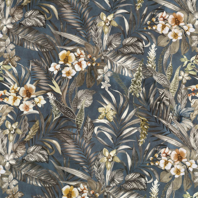 RM CoCo Fabric Paradise Garden Tahiti Gemstones II Jade to Emerald 100% Polyester See Sample 0 Horizontal: 27.17 and Vertical: 18.31 55 - My Fabric Connection -