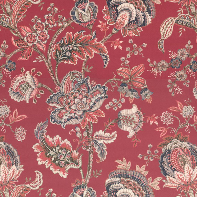 RM CoCo Fabric Tumbridge Wells Crimson Gemstones II Pink Morganite to Amethyst 100% Polyester See Sample 0 Horizontal: 17.72 and Vertical: 17.72 55 - My Fabric Connection -