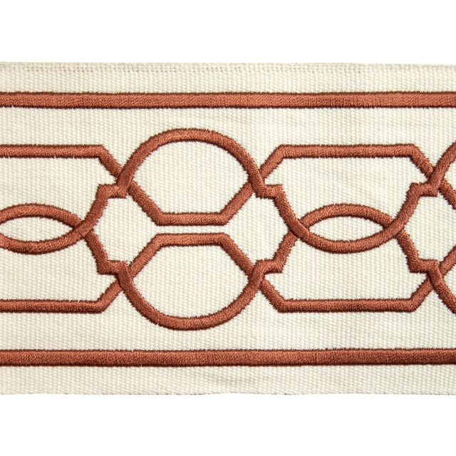 RM CoCo Trim BD118 Border 4" Begonia Creative Threads II 100% Cotton Base 100% Rayon Embroidery See Sample 0 Horizontal: 4 and Vertical: 3.75 4 - My Fabric Connection -