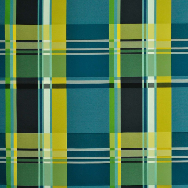 RM CoCo Fabric Technicolor Plaid Evergreen Suitemates 62% Cotton 38% Polyester See Sample 51000 Horizontal: 14.13 and Vertical: 14.25 56 - My Fabric Connection -