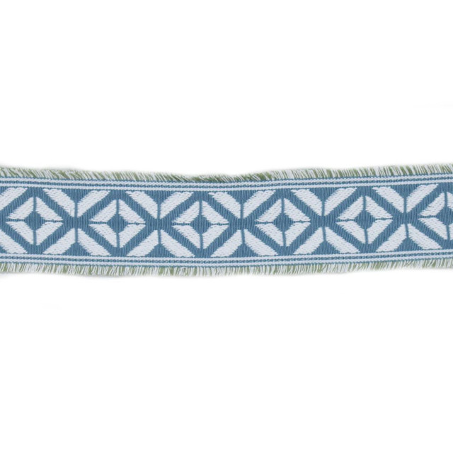 RM CoCo Trim BD101 BORDER 2 3/8" AQUAMARINE Bahama Breeze 91% Acrylic 9% Polyester See Sample 0 Horizontal: 0 and Vertical: 0 2.38 - My Fabric Connection -