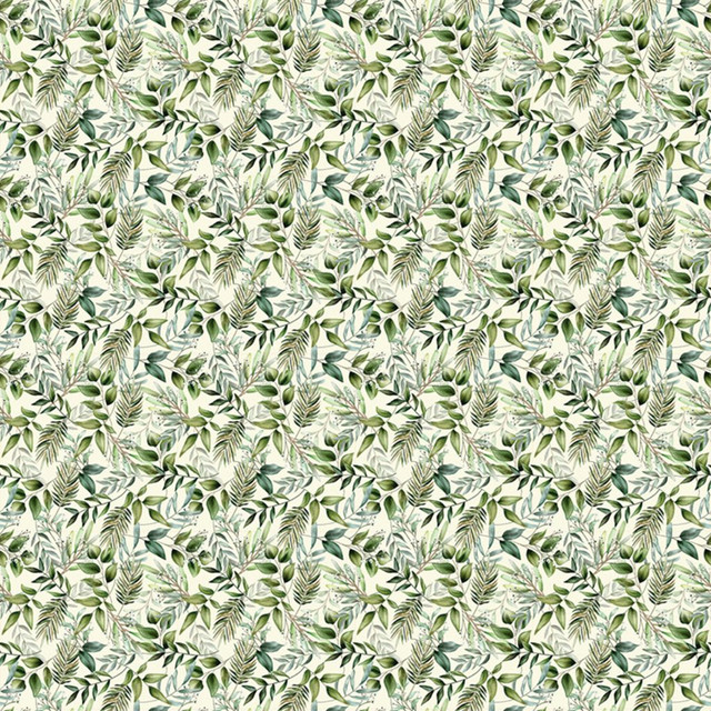 RM CoCo Fabric Botanical Garden Meadow Painter's Palette Cerulean Blue to Viridian Green 100% Polyester See Sample 0 Horizontal: 19.68 and Vertical: 18.11 55 - My Fabric Connection -