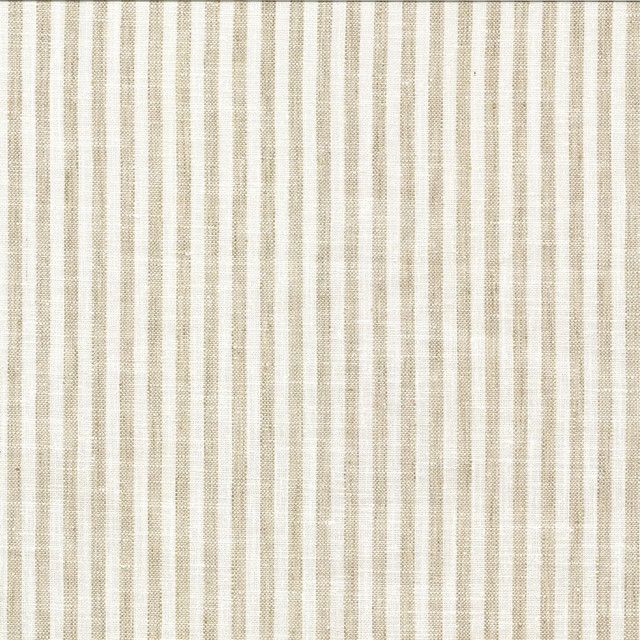 RM CoCo Fabric Oxford Stripe Alabaster Bespoke Collection 100% Polyester See Sample 51000 Horizontal: 1 and Vertical: 0 54 - My Fabric Connection -