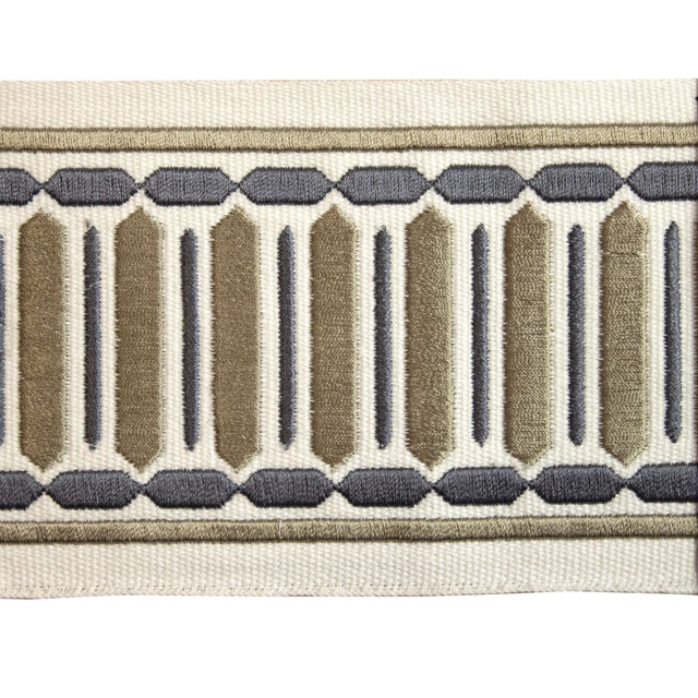 RM CoCo Trim BD122 Border 4" Thunder Creative Threads III 100% Cotton Base 100% Rayon Embroidery See Sample 0 Horizontal: 4 and Vertical: 0.75 4 - My Fabric Connection -