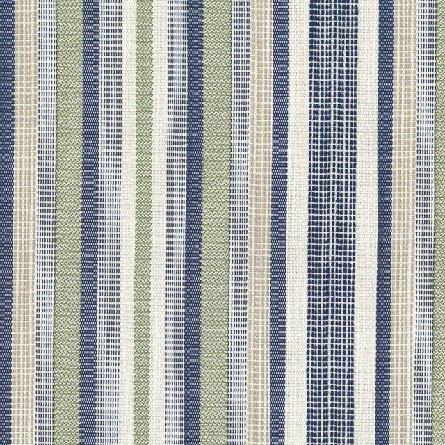 RM CoCo Fabric Dooley Stripe Crypton® Aegean Gemstones II Jade to Emerald 63.55% Polyester 36.45% PCR Polyester See Sample 0 Horizontal: 8.75 and Vertical: 0.13 55 - My Fabric Connection -