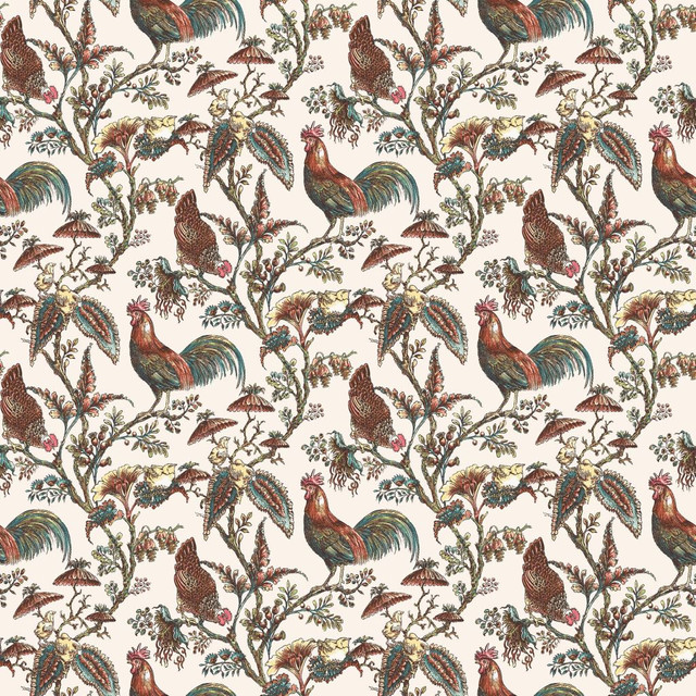 RM CoCo Fabric Le Hameau Document Painter's Palette Titanium White To Lamp Black See Sample 0 Horizontal: 27 and Vertical: 27 0 - My Fabric Connection -