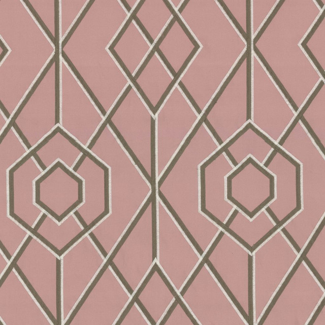 RM CoCo Fabric Diamond Fret Ballerina Gemstones II Pink Morganite to Amethyst 66% Cotton 34% Spun Polyester See Sample 0 Horizontal: 10.63 and Vertical: 15.35 60 - My Fabric Connection -