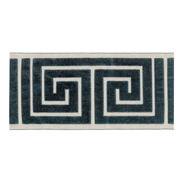 RM CoCo Trim BD133 Border 7" Mood Indigo Creative Threads V 58% Rayon 31% Polyester 11% Linen See Sample 0 Horizontal: 7 and Vertical: 13.5 7 - My Fabric Connection -