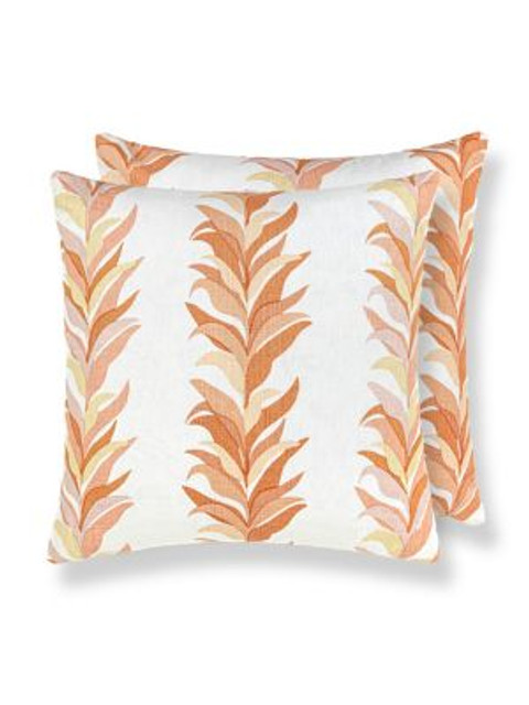 Scalamandre Pillows Chira Island Pillow 22 X 22 - Peach HNSDDK166520005 COLOR POP 100% LINEN U.S.A. Horizontal: and Vertical: 0 - My Fabric Connection - Scalamandre Pillows Chira Island Pillow 22 X 22 - Peach HNSDDK166520005 COLOR POP 100% LINEN U.S.A. Horizontal: and Vertical: 0 - My Fabric Connection -