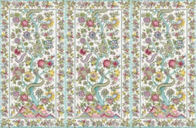 Scalamandre Wallpaper Metropolitan Palampore | Mural Flower Garden SCWP885670003 THE METROPOLITAN MUSEUM OF ART U.S.A. Horizontal: 168" and Vertical: 54" 54 - My Fabric Connection - Scalamandre Wallpaper Metropolitan Palampore | Mural Flower Garden SCWP885670003 THE METROPOLITAN MUSEUM OF ART U.S.A. Horizontal: 168" and Vertical: 54" 54 - My Fabric Connection -