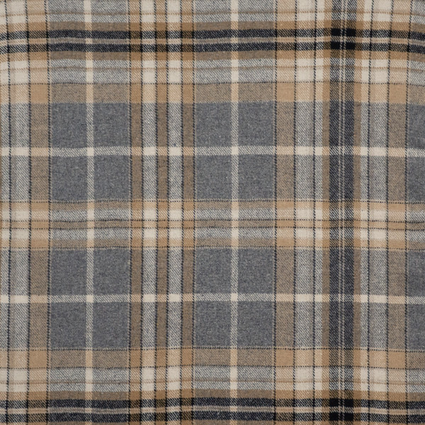 Maxwell Fabric Brummell # 426 Steel Menswear Ii-Plaids & Checks 40% WOOL
35% POLYESTER
15% NYLON
10% ACRYLIC INDIA V-13.5" H-13.5" 54" - My Fabric Connection -