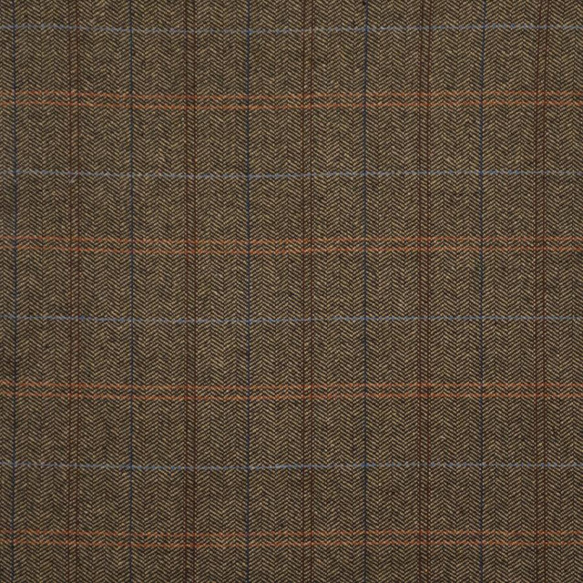 Maxwell Fabric Clifford # 406 Saddle Menswear Ii-Plaids & Checks 40% WOOL
35% POLYESTER
15% NYLON
10% ACRYLIC INDIA V-3.4" H-3.4" 55" - My Fabric Connection -