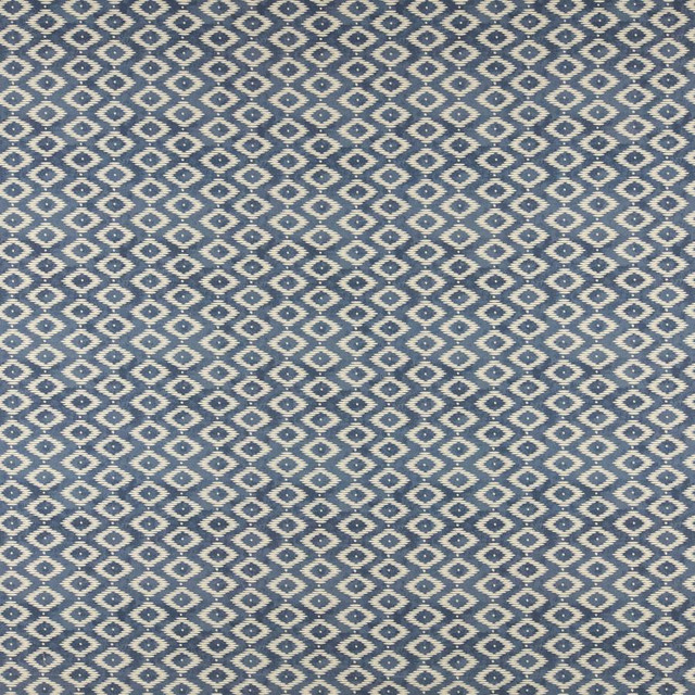Maxwell Fabric Kodi # 559 Blue Print Gallery Iii 85% COTTON
15% LINEN SPAIN V-6.9" H-3.9" 55" - My Fabric Connection -