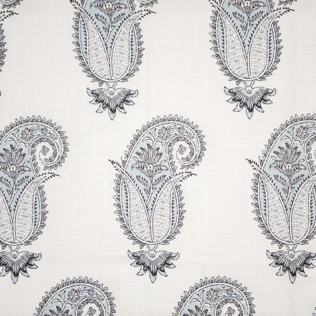 Maxwell Fabric Regalia # 151 Water Color Theory-Vol. Ix Pacific 100% COTTON SPAIN V-24" H-6.8" 54" - My Fabric Connection -