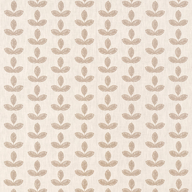 Carole Fabric Charlotte Linen English Garden Base: 52% Polyester, 48% Cotton Embr: 100% Cotton 60,000 Wyzenbeek Double Rubs 1 1/2" V, 3 7/8" H 54*" - My Fabric Connection -