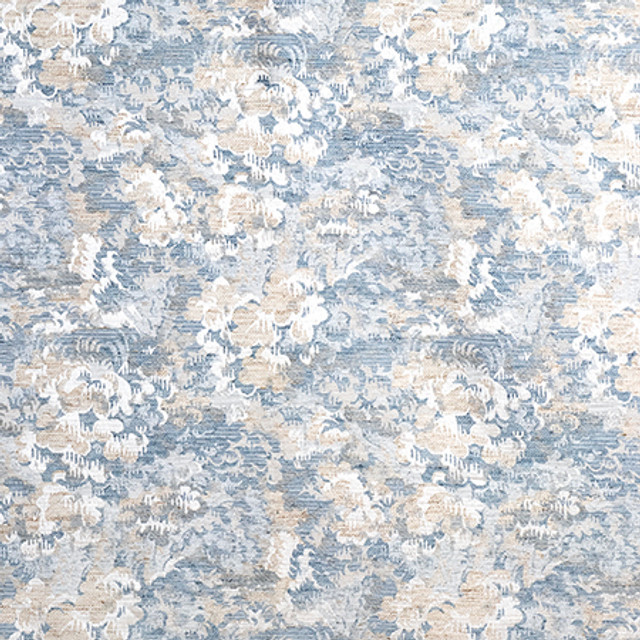 Carole Fabric Beauty Blooms Lake Form & Texture 82% Polyester, 13% Linen, 5% Cotton 9,000 Wyzenbeek Double Rubs 22" V, 14" H 54" - My Fabric Connection -
