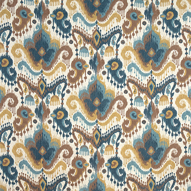 Carole Fabric Duck Call Voyage Go West 100% Cotton 30,000 Wyzenbeek Double Rubs 24 3/4" V, 13 1/2" H HD 55" - My Fabric Connection -