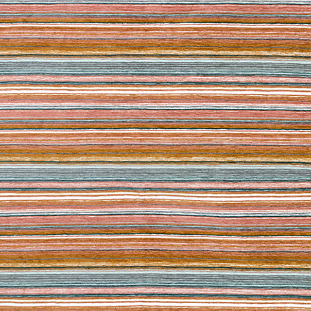 Carole Fabric Endless Roads Sunset Go West 78.84% Polyester, 15.87% Recycled Cotton, 5.29% Recycled Polyester 33,000 Wyzenbeek Double Rubs 8 1/4" V 56.75" - My Fabric Connection -