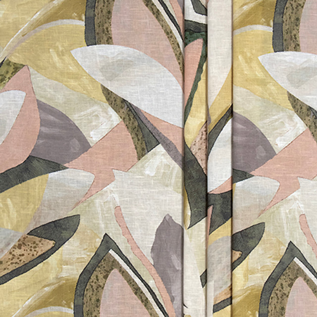 Carole Fabric Flickering Light Blush Fern Sheer Impressions 100% Recycled Fr Polyester N/A 31 1/2" V, 21 5/8" H 119" - My Fabric Connection -