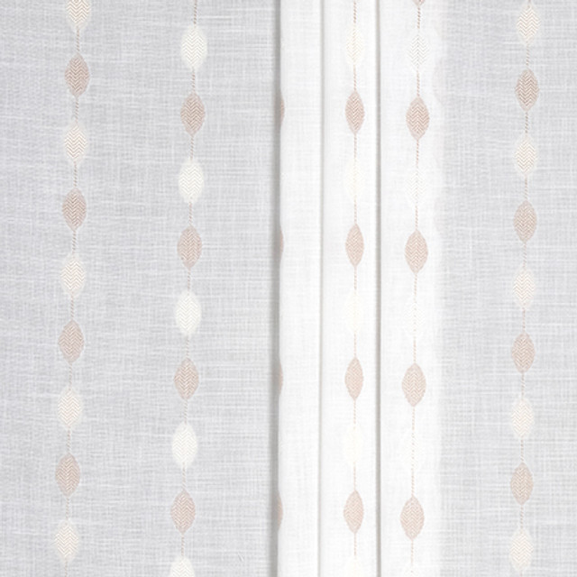 Carole Fabric Stunning Sight Linen Sheer Impressions 100% Polyester N/A 1 3/4" V, 6 3/8" H 118" - My Fabric Connection -