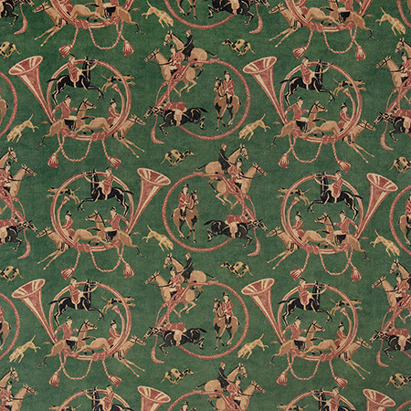 Carole Fabric Take A Gamble Hunter Well Suited 55% Linen, 45% Rayon 50,000 Wyzenbeek Double Rubs 26" V, 27" H 54" - My Fabric Connection -