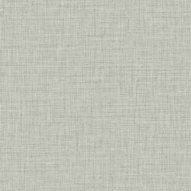 Seabrook Wallpaper Easy Linen Fog Gray Texture Gallery  United States 60.75 0" 27"  - My Fabric Connection -