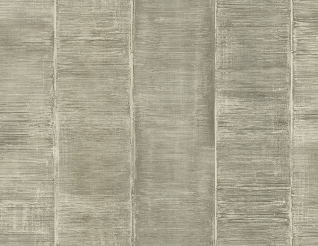 Seabrook Wallpaper Kepler Stripe Silver Avant Garde  United States 60.75 20.87" 27"  - My Fabric Connection -