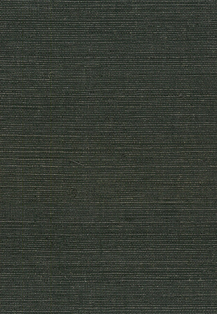 Seabrook Wallpaper Sisal Black Natural Resource  China 72 0" 36"  - My Fabric Connection -