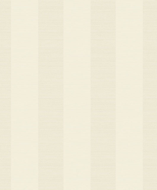 Seabrook Wallpaper Stripe Cream and Ivory Aura  Netherlands 56.05 0" 20.5"  - My Fabric Connection -