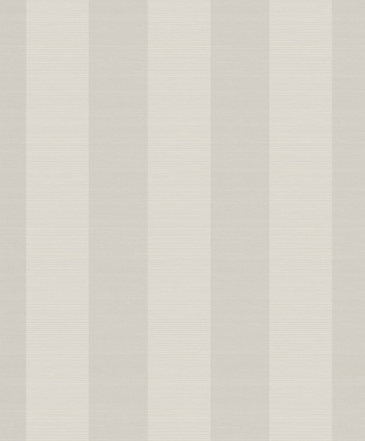 Seabrook Wallpaper Stripe Silver and Ivory Aura  Netherlands 56.05 0" 20.5"  - My Fabric Connection -
