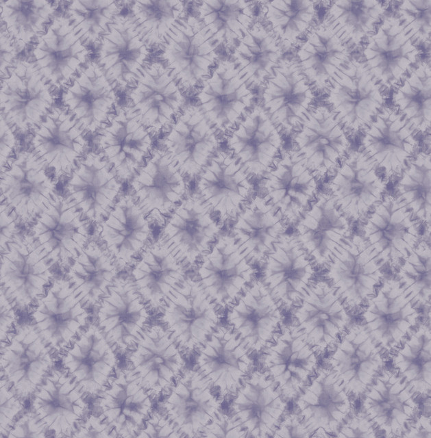Seabrook Wallpaper Shibori Geo Metallic Purple Haze L'Atelier de Paris  United States 56.05 20.87" 20.5"  - My Fabric Connection -